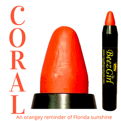 Coral Lipstick Pencil - An orangey reminder of Florida sunshine