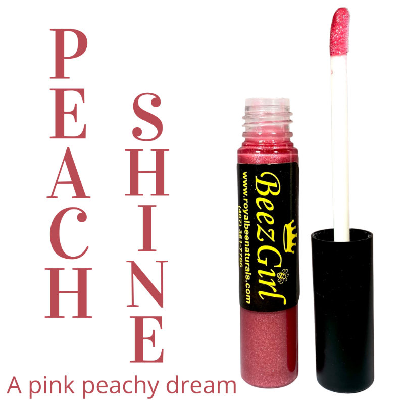 Peach Shine Lip Gloss - A pink peachy dream