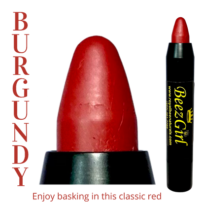 Burgundy Lipstick Pencil - Enjoy basking in this warm red