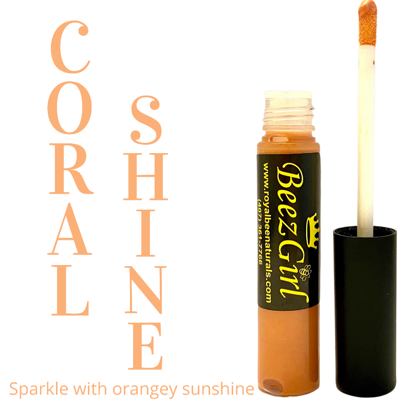 Coral Shine - Sparkle with orangey sunshine