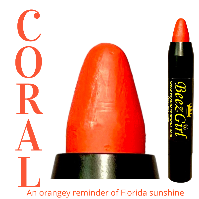 Coral Lipstick Pencil - An orangey reminder of Florida sunshine
