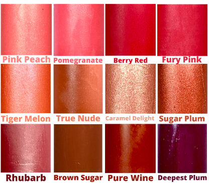 Picture: Swatches of all twelve colors