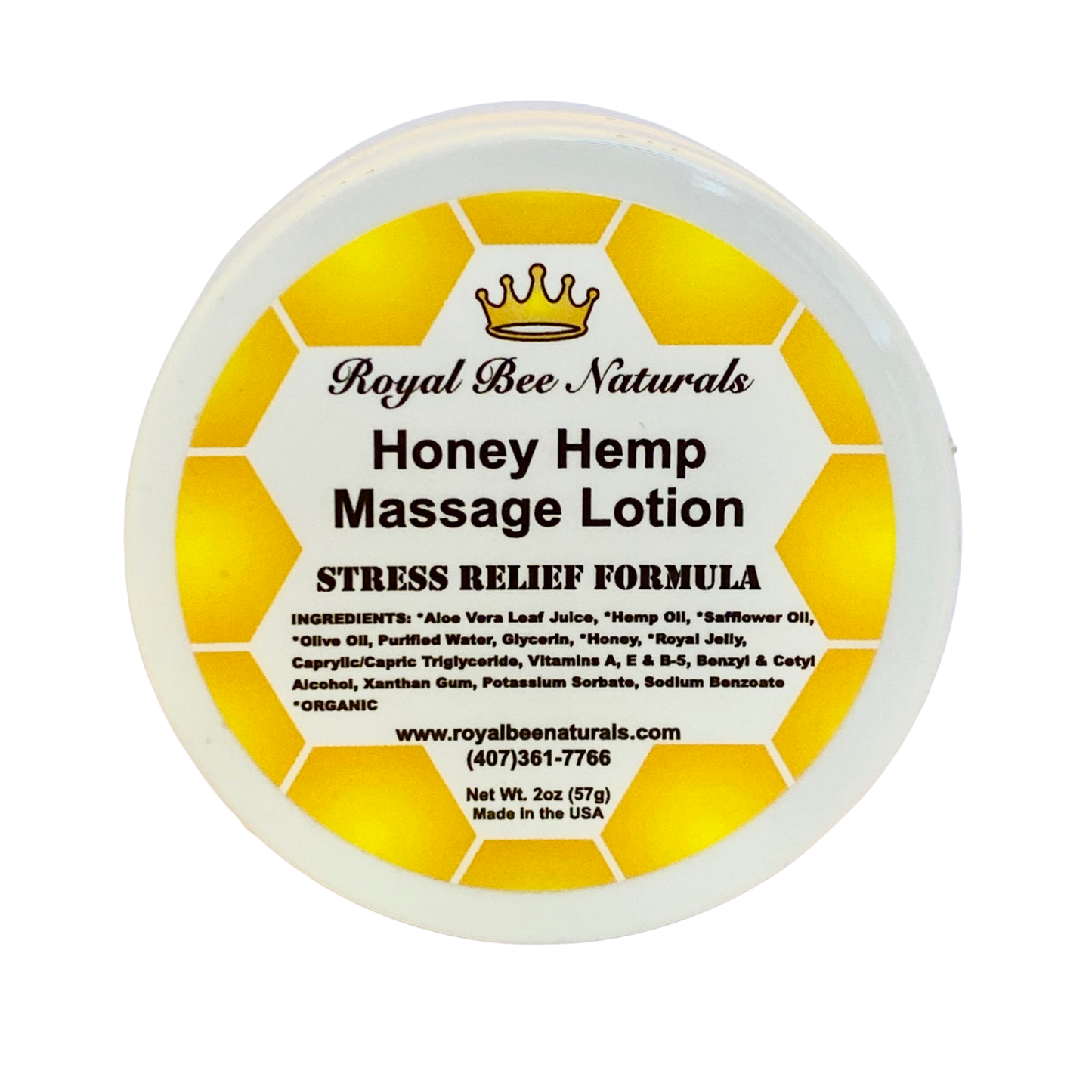 Honey Hemp Massage Lotion