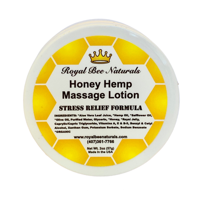 Honey Hemp Massage Lotion