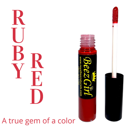Ruby Red Lipgloss - A true gem of a color